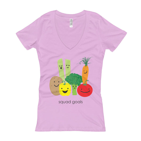 Squad Goals Women's V-Neck T-shirt